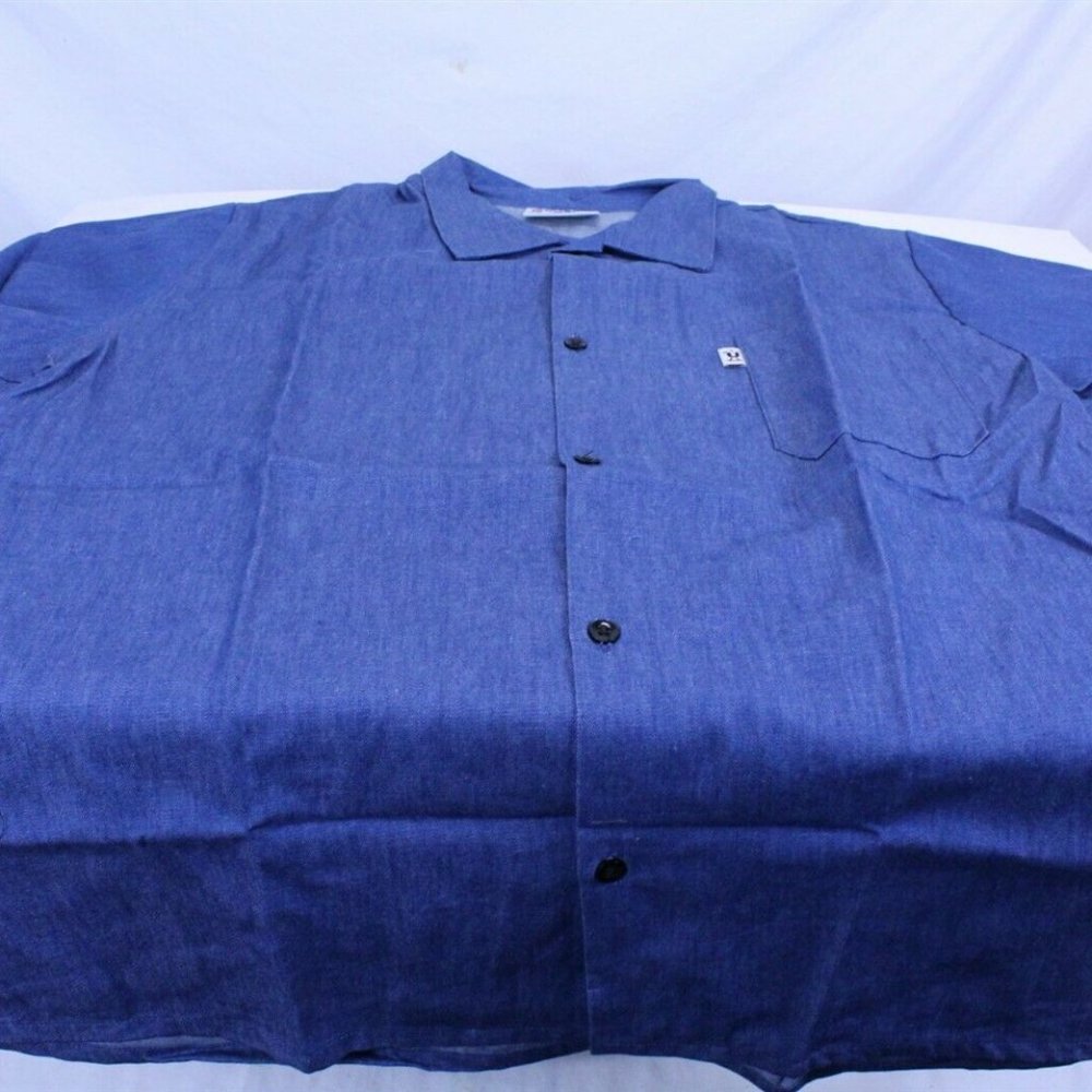 Unisex 5 Button Restaurant Utility Short Sleeve
